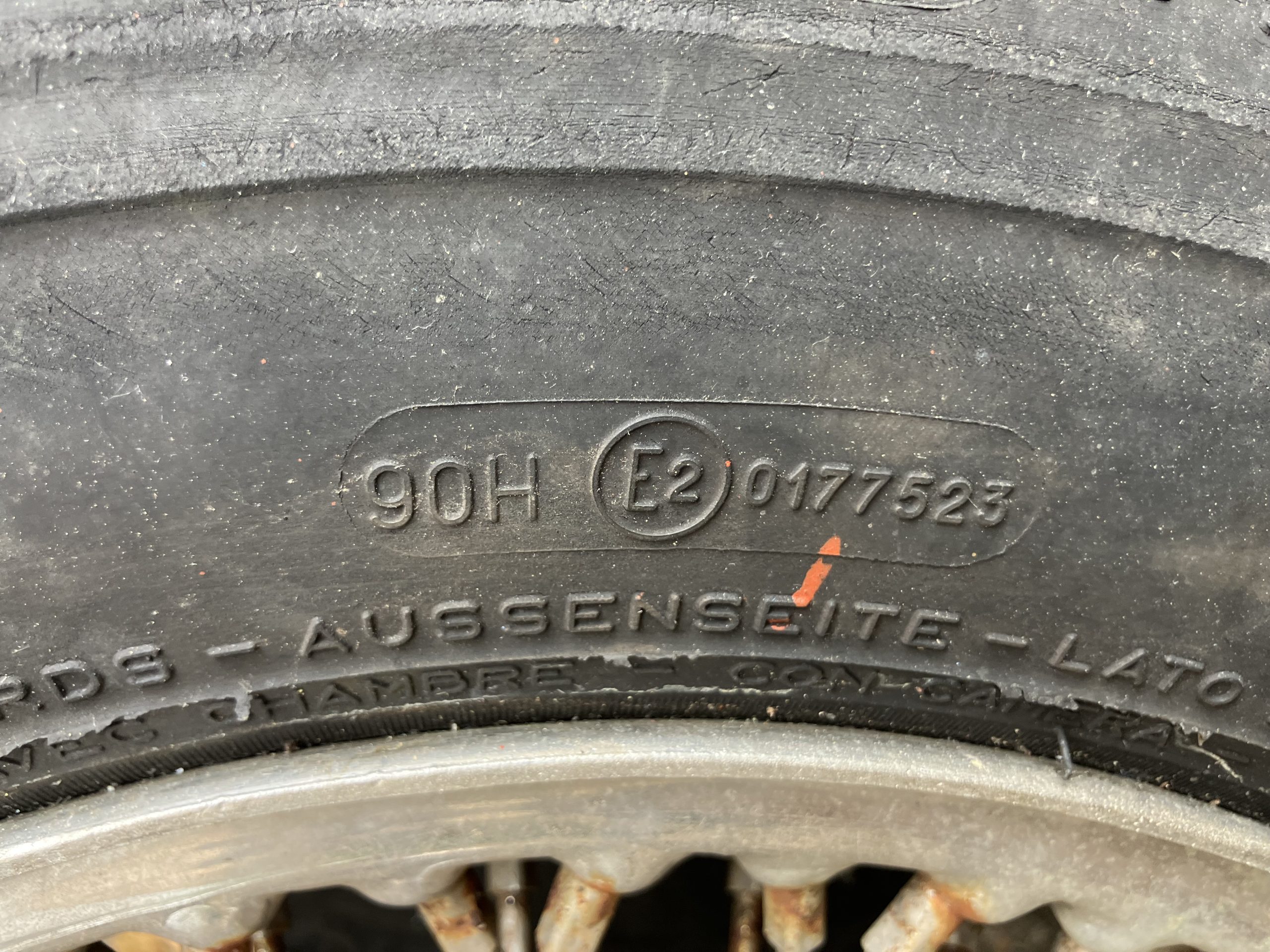 Set of 4 wire wheels: Usable but Needing Refurbishment £250 - Image 7