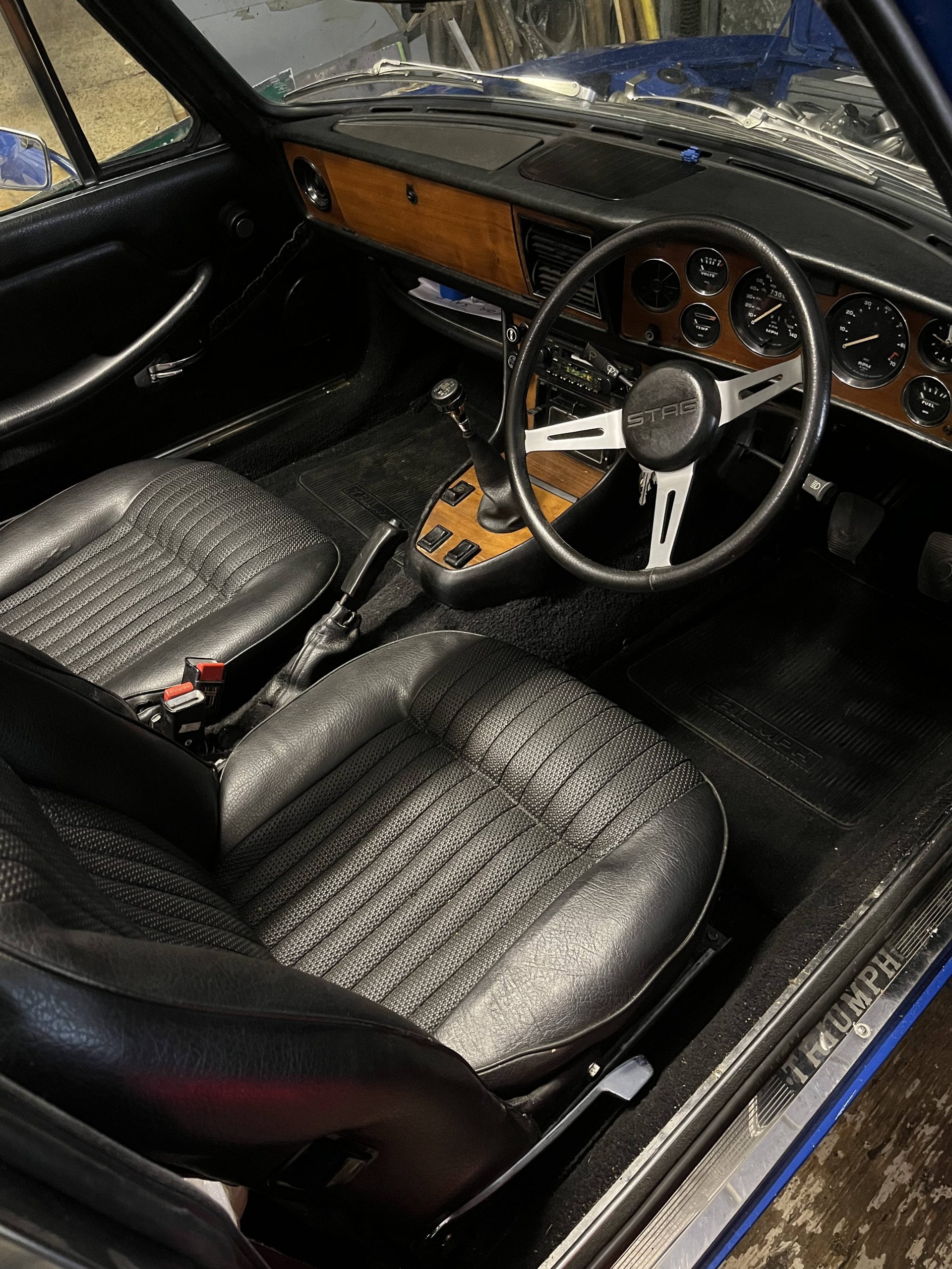 Fully restored Manual with overdrive Stag finished in Tahiti Blue. Offers over £25,000 - Image 4