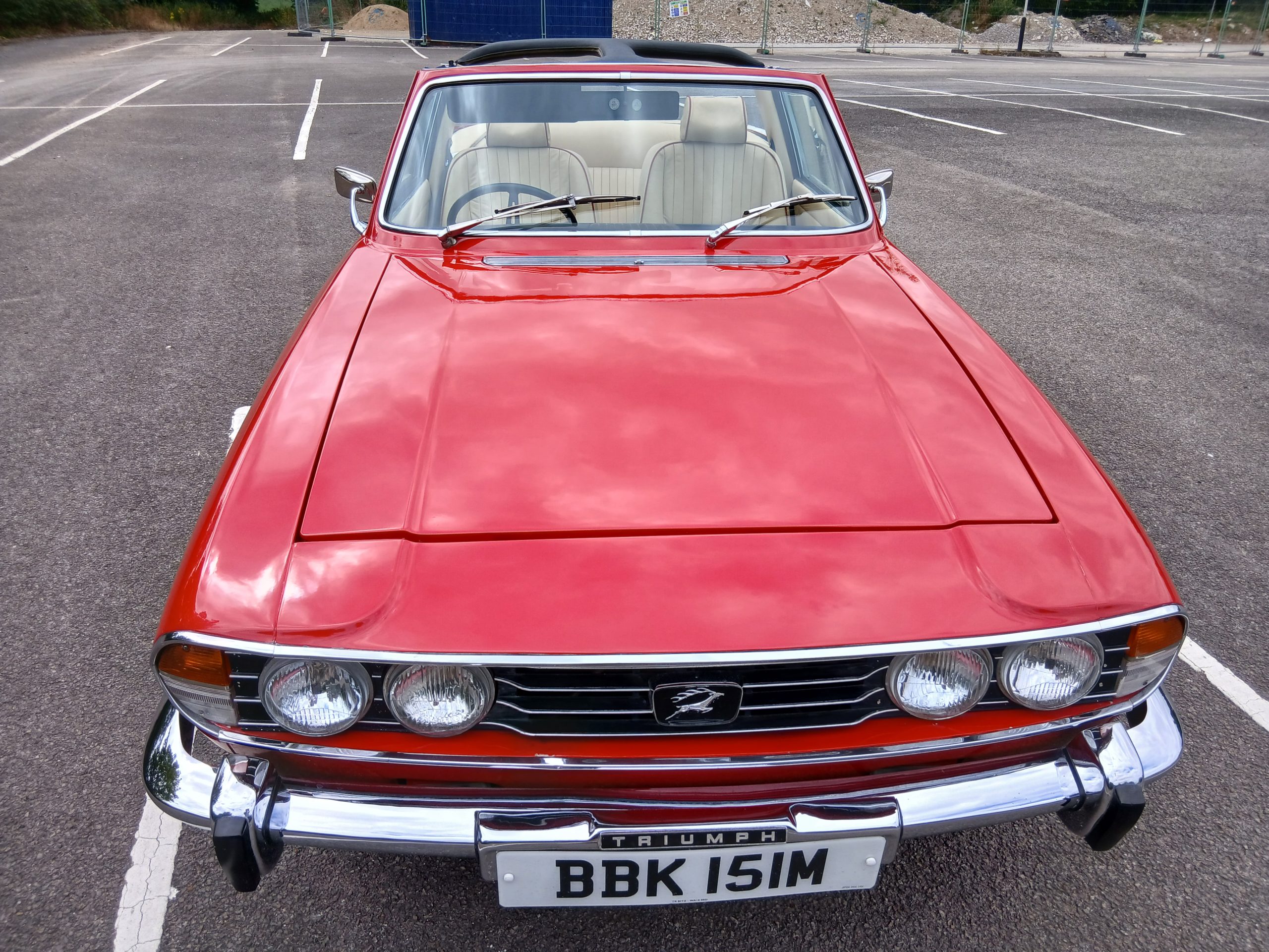 Triumph Stag Automatic convertible sports car 2+2. Asking price £15,000