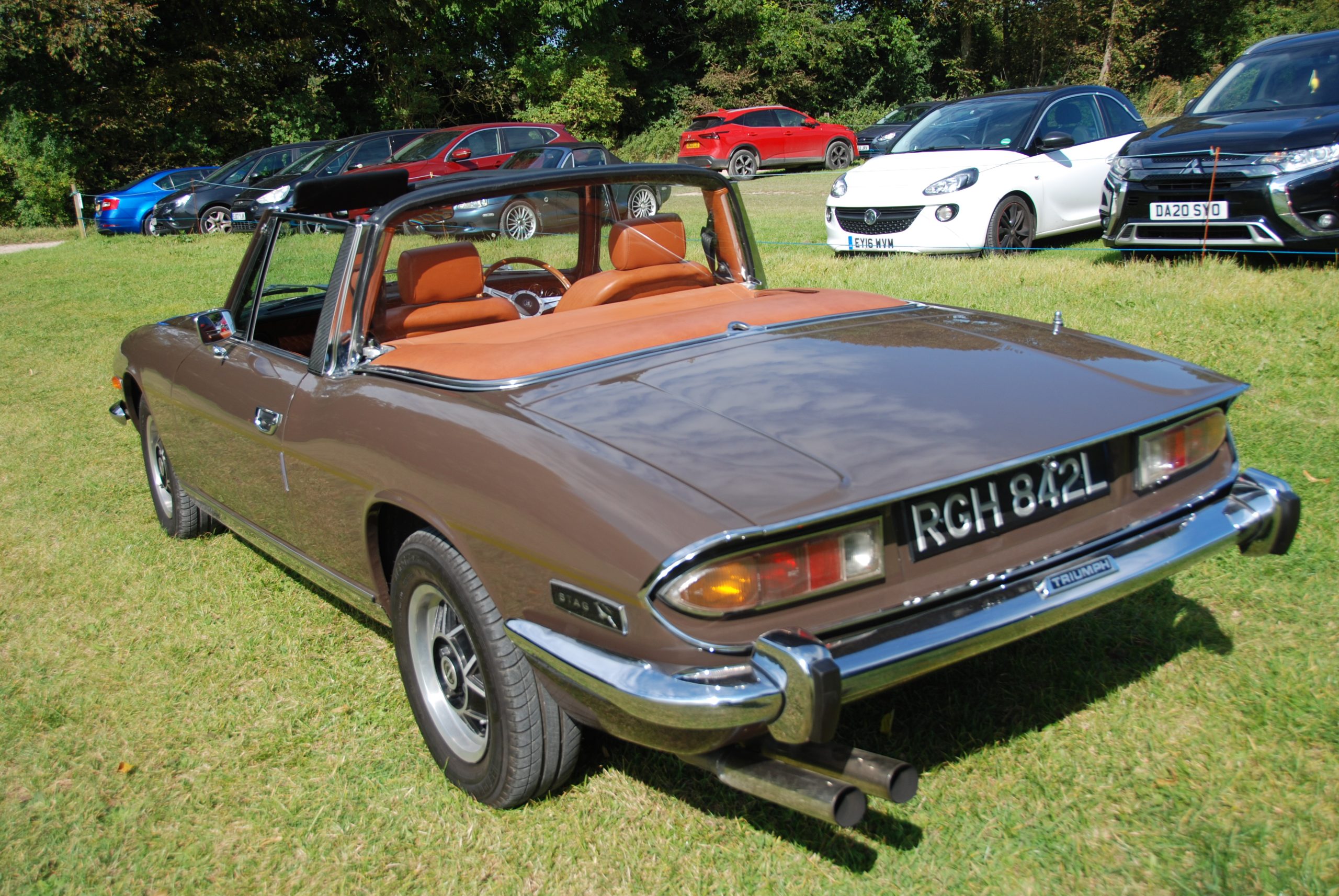 1973 Mark 1 Triumph Stag Manual with Overdrive. Asking £19,950